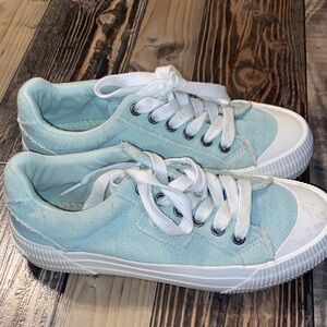 Rocket Dog Sky Blue Canvas Sneakers